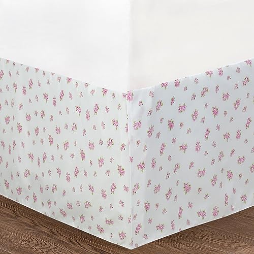 Floral Reversible Daybed Cover Set - 4-Piece Microfiber Bedding with Bedskirt
