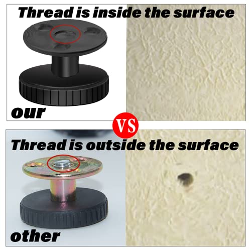 Adjustable Bed Headboard Stoppers - Anti-Shake Wall Protectors, 4 Pack