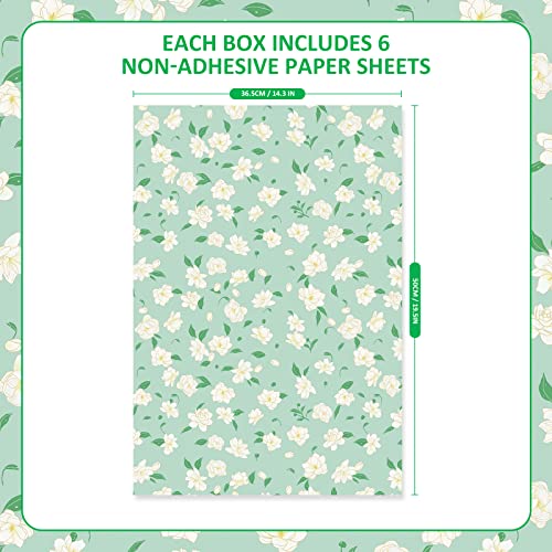 Jasmine Scented Drawer Liners - 6 Non-Adhesive Sheets for Closet & Dresser