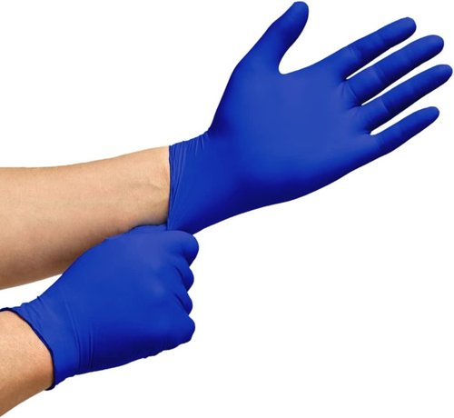 Inspire Nitrile Exam Gloves - Original Quality Stretch Cobalt Blue | Disposable, Latex-Free, 4.5" Size
