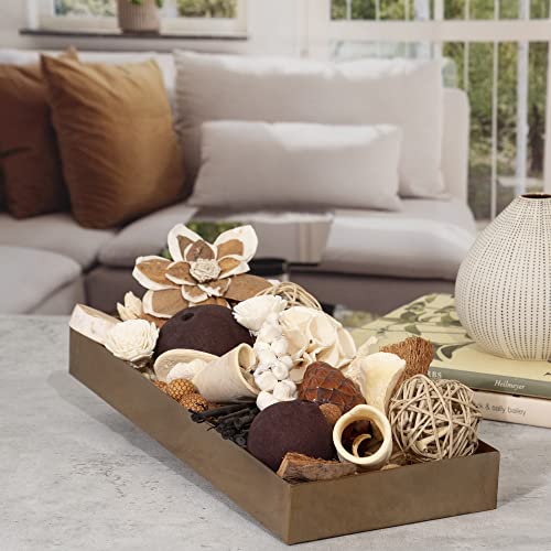 Coconut Sandalwood Scented Potpourri Decorative Vase and Bowl Filler