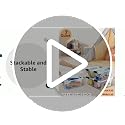 Clear Plastic Storage Bins with Lids 7 Quart 6 Pack Stackable
