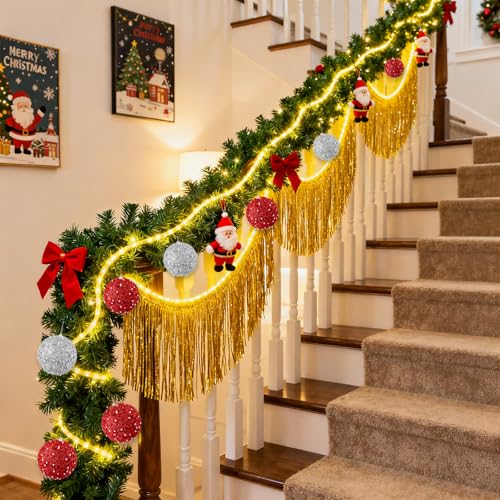 Red 12-Pack Foam Christmas Ball Ornaments with Glitter – 3.15" Hanging Xmas & New Year Decor (Variation: Red)