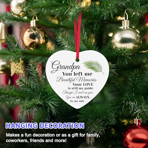Memorial Grandpa Christmas Ornament | Sympathy Gift for Loss of Grandfather