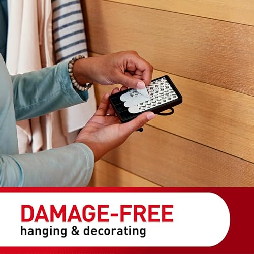 X-Large Triple Wall Hooks, Heavy Duty Damage-Free Adhesive Hanging, 2 Pack