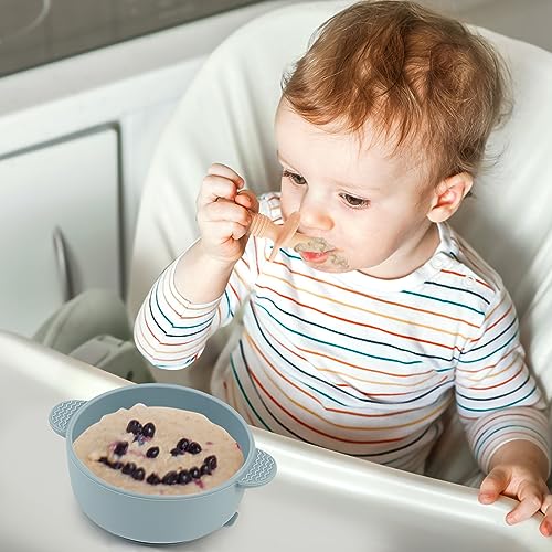 Silicone Baby Feeding Spoons And Forks Set 6 Pack Toddler Utensils