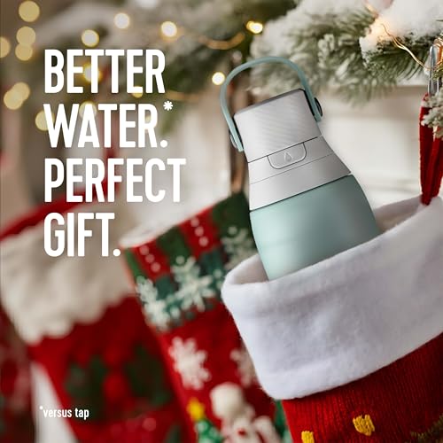 Insulated Stainless Steel Filtering Water Bottle 20 oz Glacier