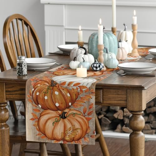Artoid Mode 13 x 72 Inch Table Runner - 210 GSM Polyester, Orange