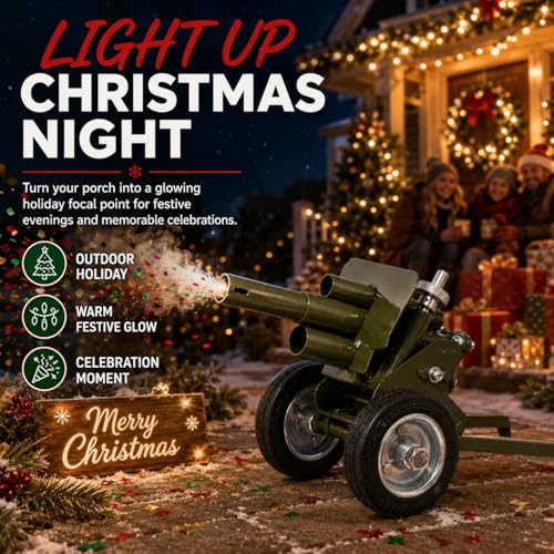 17-Inch Stainless Steel Mini Cannon Model with Adjustable Angle