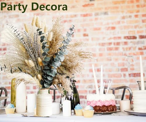 Dried Pampas Grass & Eucalyptus Bouquet for Boho Home & Wedding Decor