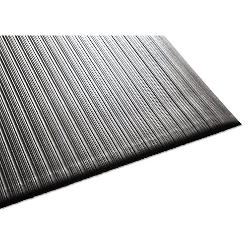 Anti-Fatigue Floor Mat, 36 x 60 Inch Vinyl Foam Standing Mat, Black