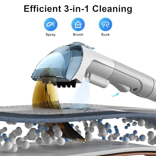 Portable Carpet Cleaner & Upholstery Shampooer - 450W Spot Extractor