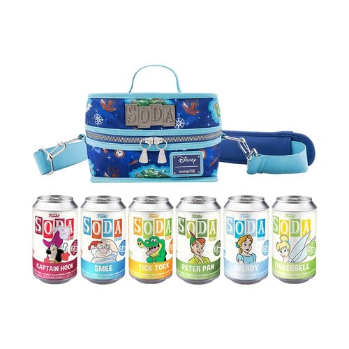 Funko Vinyl Soda Peter Pan 6-Pack with Loungefly Cooler