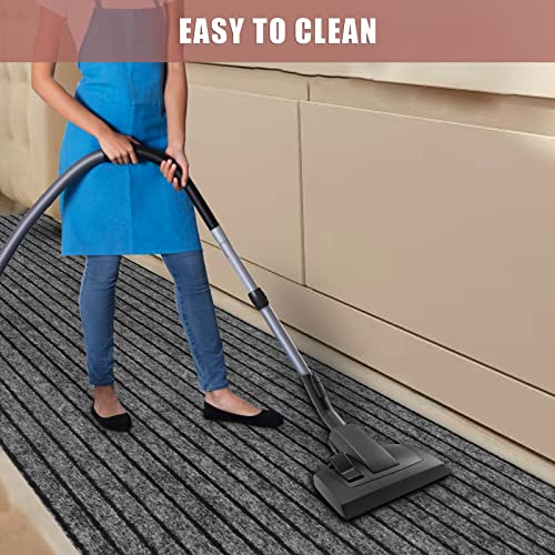 2x6 ft Indoor Outdoor Runner Rug, Non-Slip Low Profile Hallway Carpet