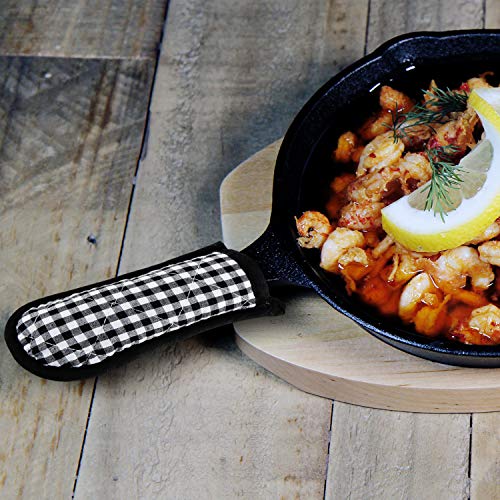4-Pack Heat Resistant Hot Pan Handle Covers for Cast Iron Skillets