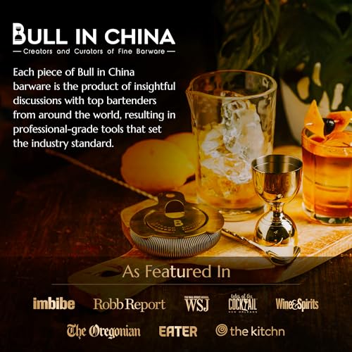 Stainless Steel Hawthorne Strainer by Bull in China - USA-Made Cocktail Strainer for Bars & Bartenders