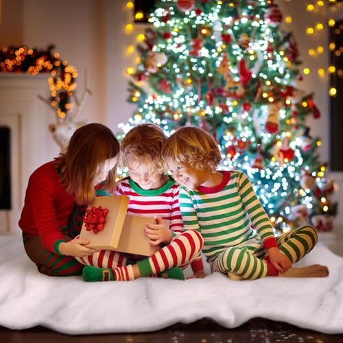 Artificial Snow Blanket Roll 5x10 ft - Thick Faux Snow Mat for Christmas Decor