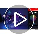 MOZUGUTAO 4 Pack Smart RGB Christmas Window Lights with App & Remote, Music Sync & Timer — Indoor & Outdoor Holiday Decor