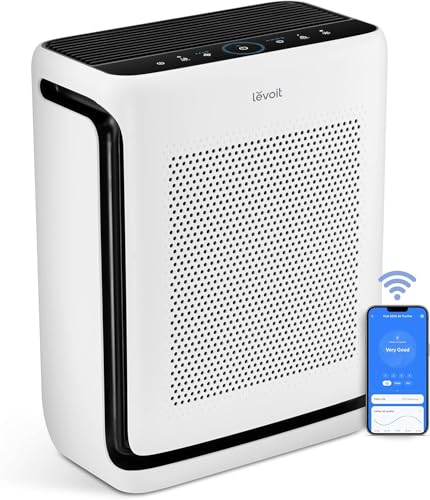 Levoit Smart Air Purifier for Large Rooms Vital 200S-P White
