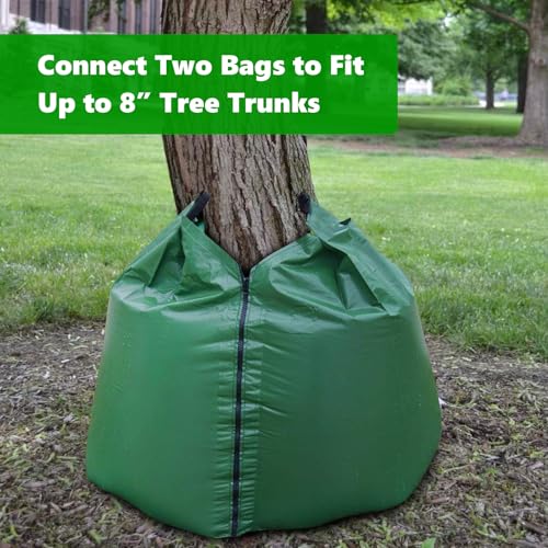 20 Gallon Slow Release Tree Watering Bags - 3-Pack PVC Drip Irrigation