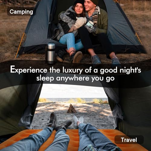 Twin Air Mattress with Built-in Rechargeable Pump - 9" Inflatable Bed