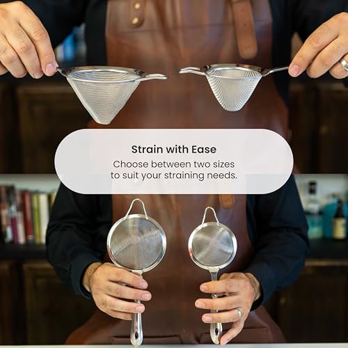 A Bar Above Stainless Steel Conical Mesh Cocktail Strainer - Regular Size