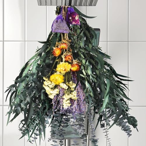 125-Piece Dried Eucalyptus and Lavender Bundle for Aromatherapy Decor