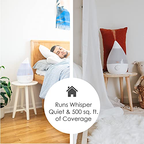 Ultrasonic Cool Mist Humidifier for Bedroom and Nursery 1 Gallon
