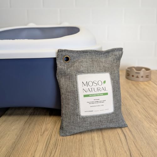 Bamboo Charcoal Air Purifying Bag 200g - Reusable Odor & Moisture Absorber