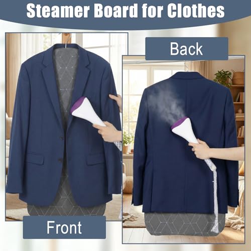 Hanging Ironing Pad and Steam Ironing Board with Protective Glove