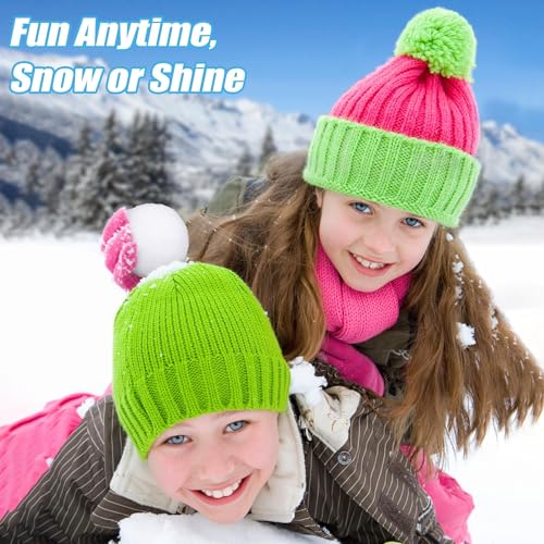 200-Pack Artificial Snowballs - 2-Inch Soft Plush Indoor Snowball Fight Set