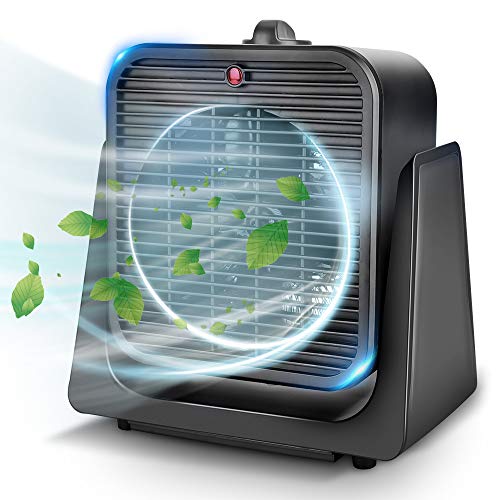 2-in-1 Portable Fan and Space Heater Combo for Desk and Indoor Use
