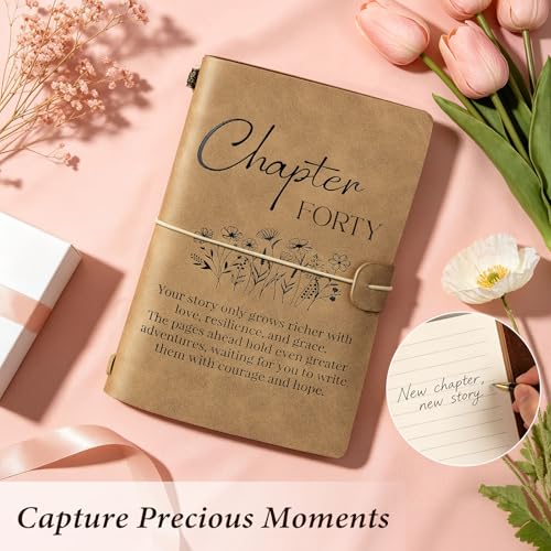 Giftota 40th Birthday Gifts for Women - Chapter 40 Celebration Set, Unique 40 Year Old Gift for Her