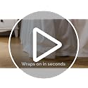 CGK Unlimited Twin XL Bed Skirt - 30 Inch Drop White Dorm Bedskirt
