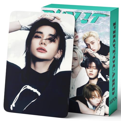55PCS K-Pop Album Photocard Set - Non-Repeating Photo Cards Gift
