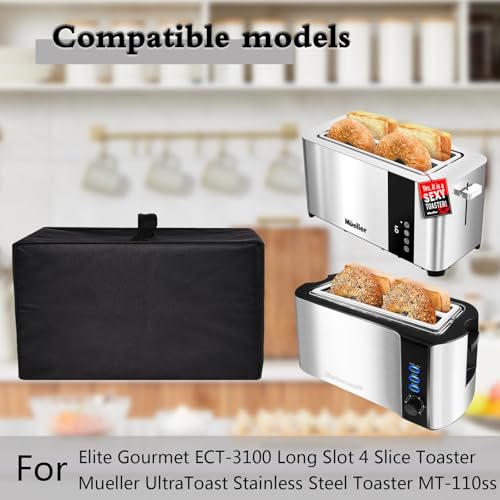 4-Slice Toaster Cover - Waterproof Heavy Duty Nylon Dustproof Protector