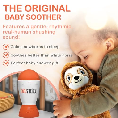Portable Baby Sound Machine - Rhythmic Shushing Sleep Soother for Newborns