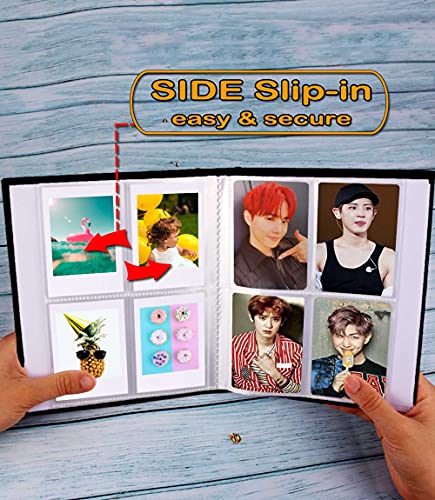 2x3 Mini Photo Album for Instant Film - 208 Vertical Pocket Storage Book