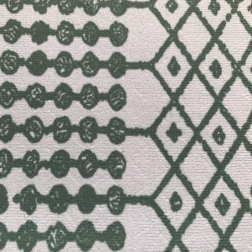 Boho Kitchen Rug Set of 2, Non-Slip Moroccan Pattern Washable Runner Mats