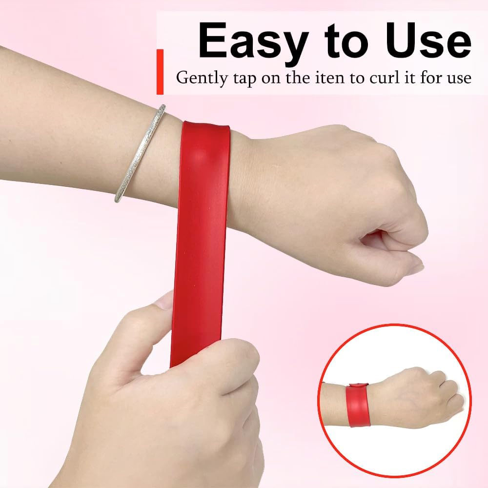 Skiennix Wrapping Paper Roll Holder - 12PCS Silicone Clamps & Metal Strips | 1 x 8.5 Inch for Gift Wrapping