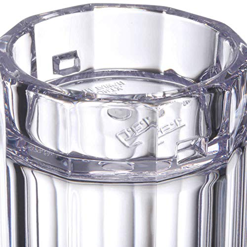 16 oz Shatterproof Plastic Beer Mugs, Commercial Grade Stein - Set of 4