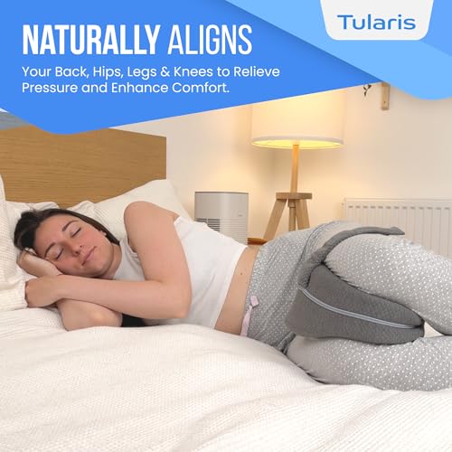 Memory Foam Knee Pillow for Side Sleepers - Sciatica Pain Relief