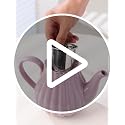 Jusalpha Pink Tea Set for 4 - 17-Piece Coffee & Tea Service with Cups, Saucer, Teapot, Sugar Bowl, Creamer & Accessories - Serve in Style