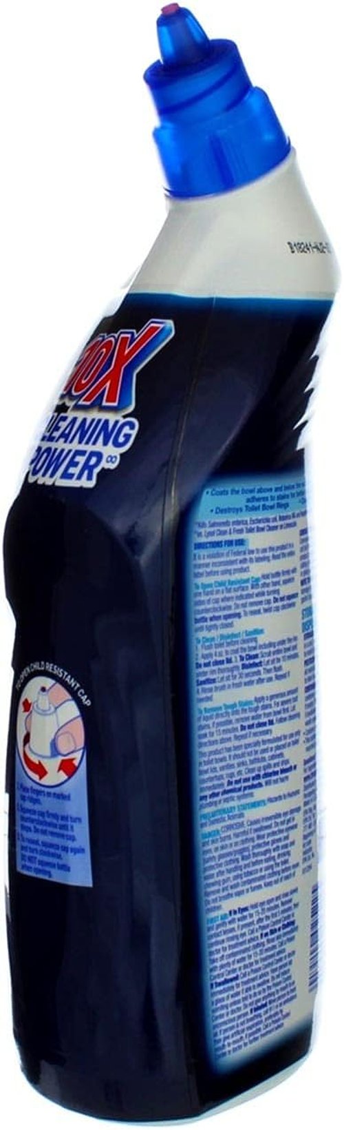 Lysol Power Toilet Bowl Cleaner Gel - Effective Stain Removal & Disinfection | 24oz (Pack of 3)