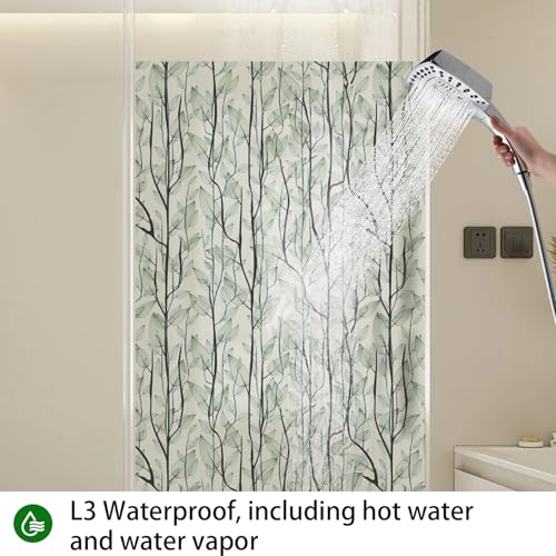 Frosted Glass Window Film for Privacy – 17.7" x 78.7" Static Cling