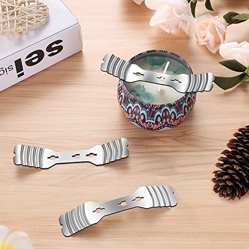 20 pcs Stainless Steel Candle Wick Holders for Candle Making