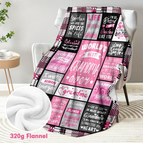 Grandma Gifts 60x80 Fleece Blanket - Best Grandma Ever Cozy Throw (Variation: Grandma Gifts / 60x80) PVDSAVE