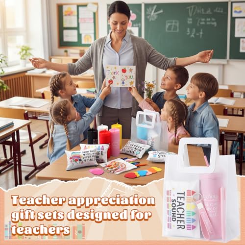 Teacher Appreciation Gift Set with 16 oz Insulated Tumbler and Accessories