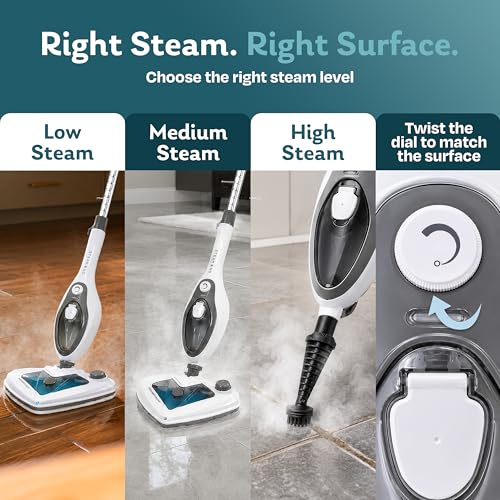 10-in-1 Multi-Surface Steam Mop and Handheld Steam Cleaner
