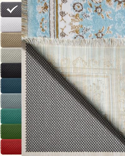8x10 Ft Non-Slip Rug Pad for Hardwood and Tile Floors, Anti-Skid Carpet Mat